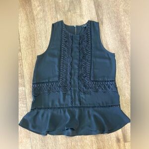 Ann Taylor women’s XXS sleeveless sheer blouse/tank top